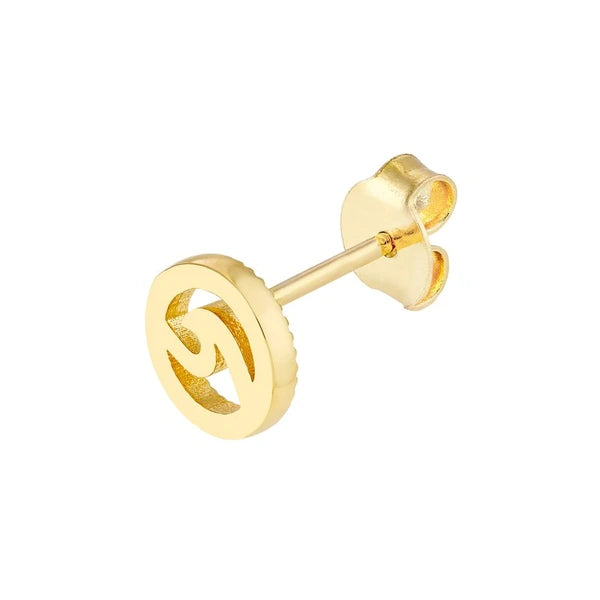 Wave Cutout Micro Studs