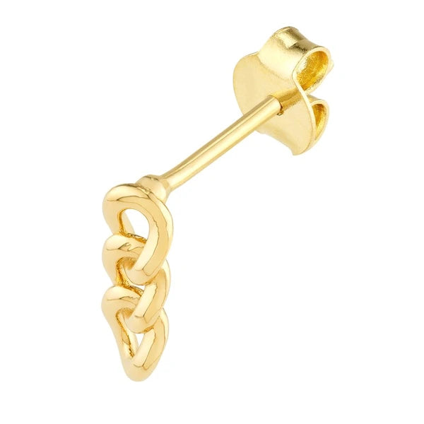 Triple Link Earrings