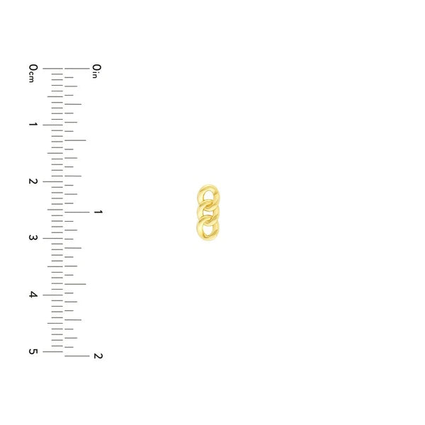 Triple Link Earrings