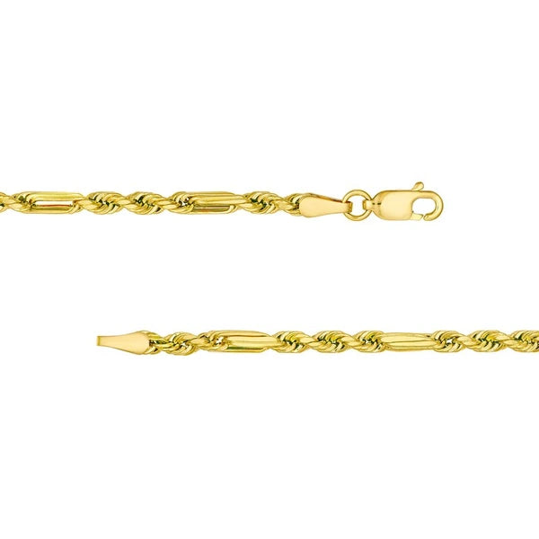 3.00mm D/C Hollow Figarope Milano Chain