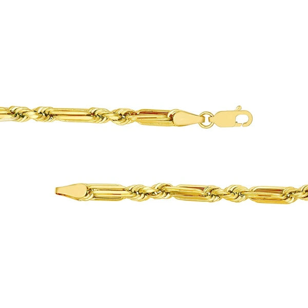 4.00mm D/C Hollow Figarope Milano Chain