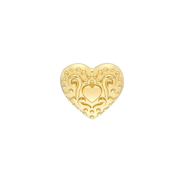 Heart Pattern Stud Earrings