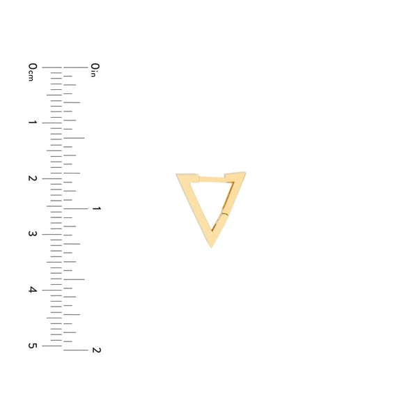 Triangle Mini Hoop Earrings