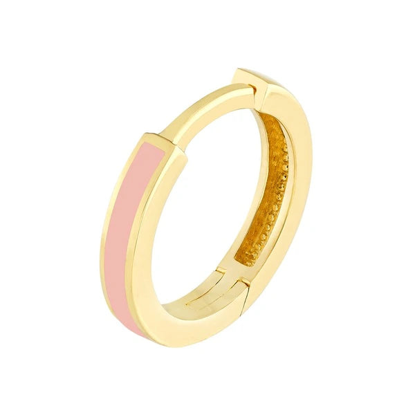 Light Pink Baby Hoop Earrings