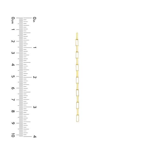 Fancy Long Box Dangle Earrings