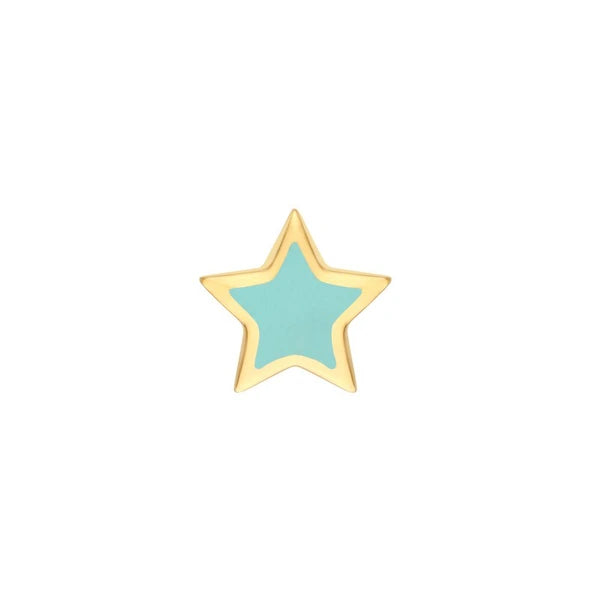 Lt.Turquoise EN/Amel Star Stud Earrings