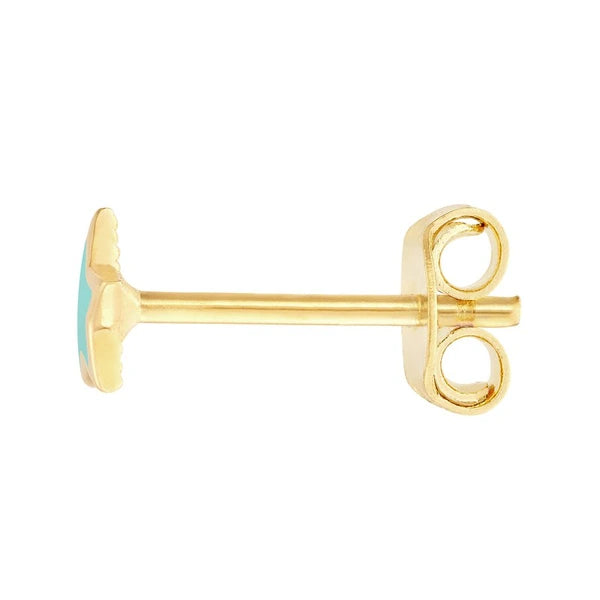 Lt.Turquoise EN/Amel Star Stud Earrings