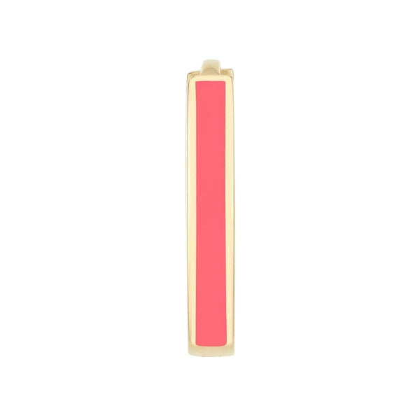 Neon Pink EN/Amel Baby Hoop Earrings