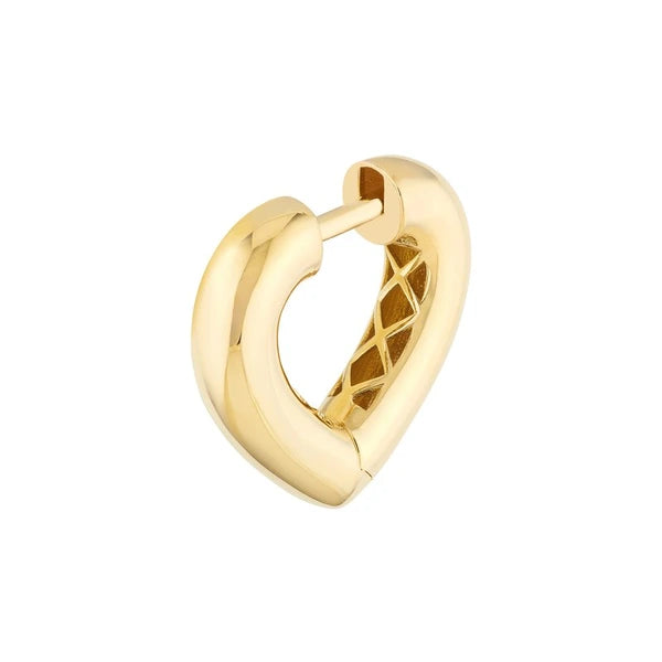 Heart Huggie Earrings
