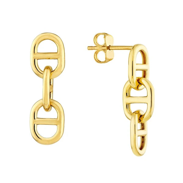 Double Link Earrings