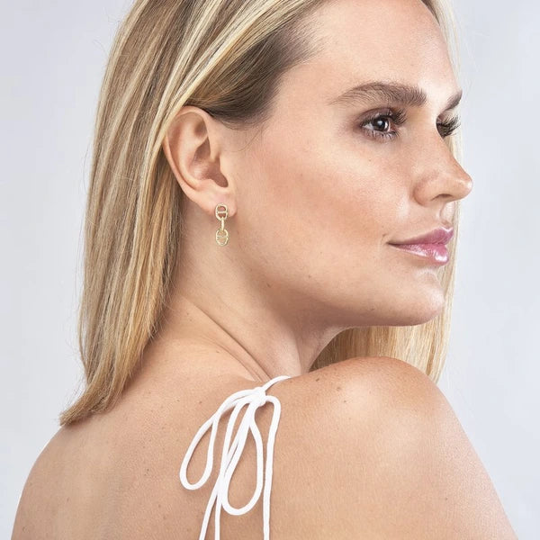 Double Link Earrings