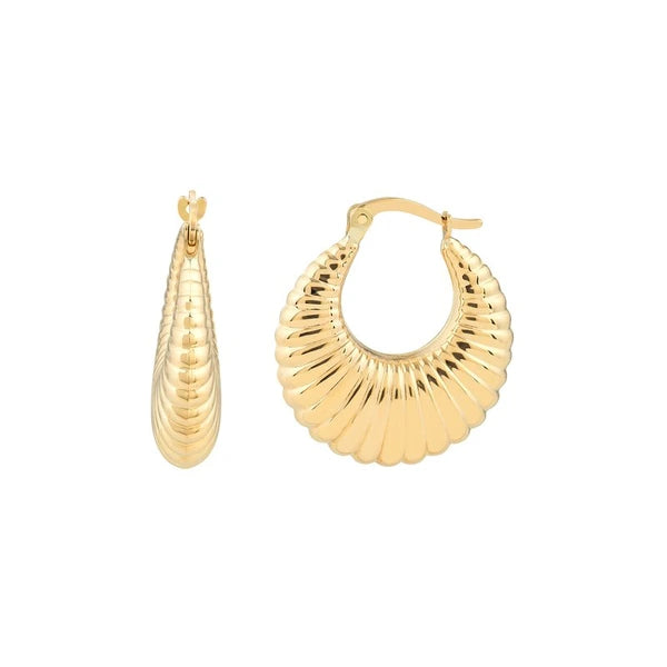 Shrimp Hoop Earrings