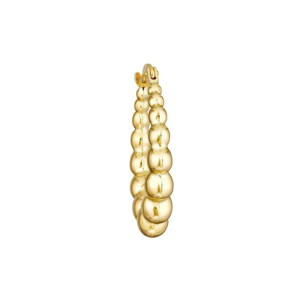 Bead Hoop Earrings