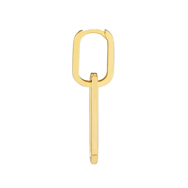 Double Paper Clip Earrings