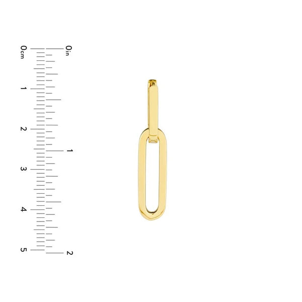 Double Paper Clip Earrings