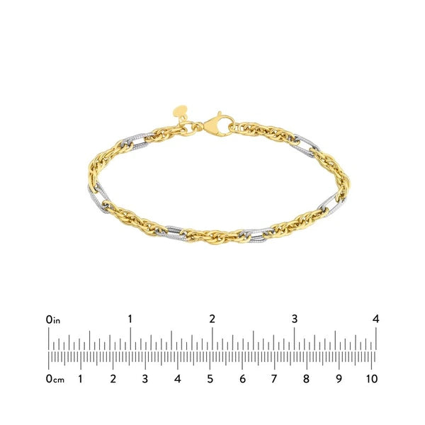 Two-Tone Mixed Rope Chain