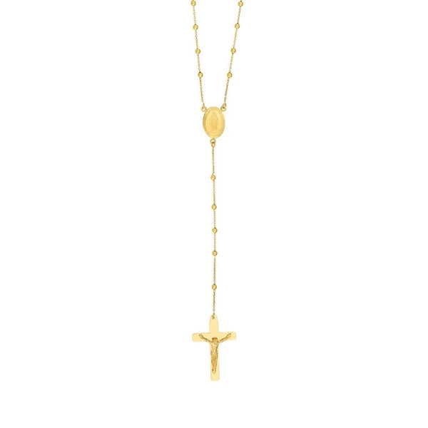 TraditioN/Al Rosary Necklace with Crucifix