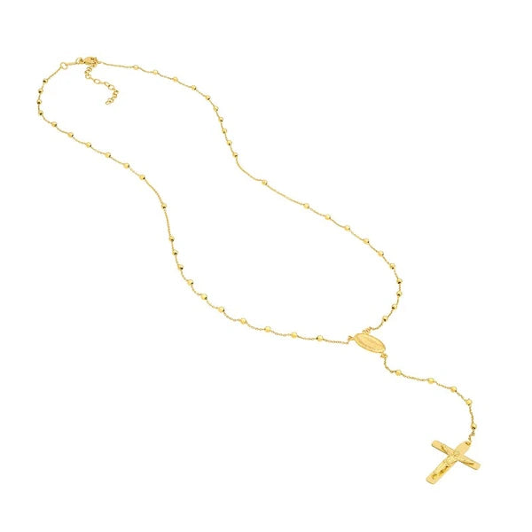 TraditioN/Al Rosary Necklace with Crucifix