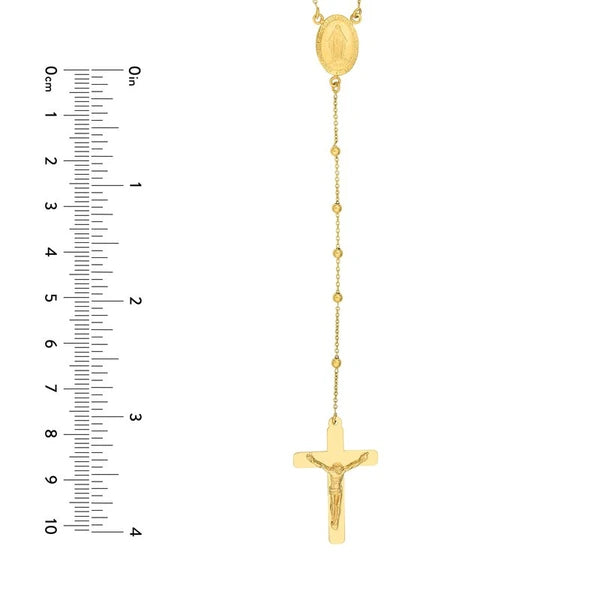 TraditioN/Al Rosary Necklace with Crucifix