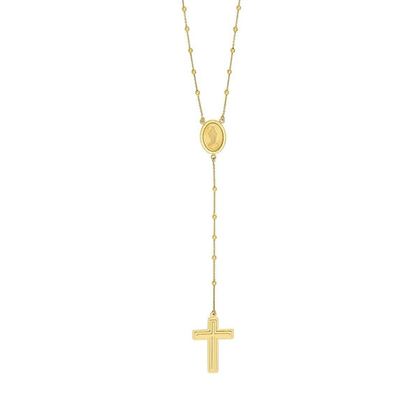 TraditioN/Al Rosary Necklace with Cross