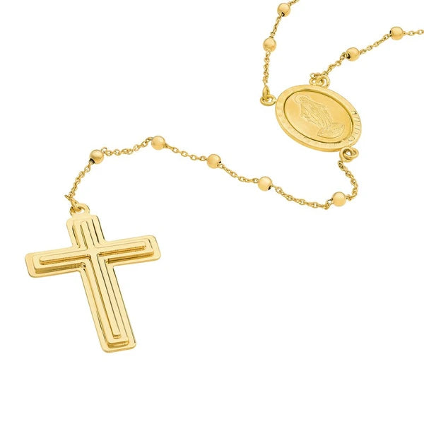 TraditioN/Al Rosary Necklace with Cross