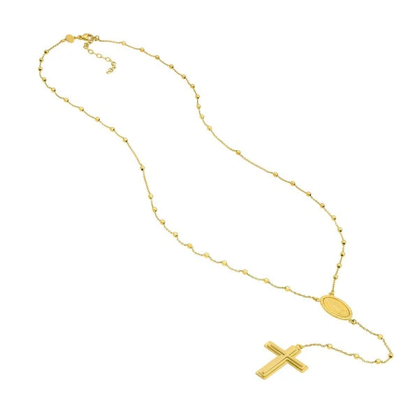 TraditioN/Al Rosary Necklace with Cross