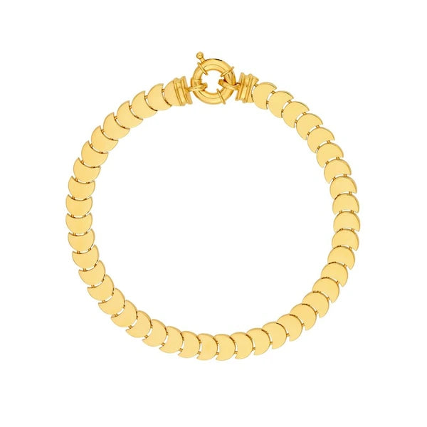 Crescent Link Bracelet