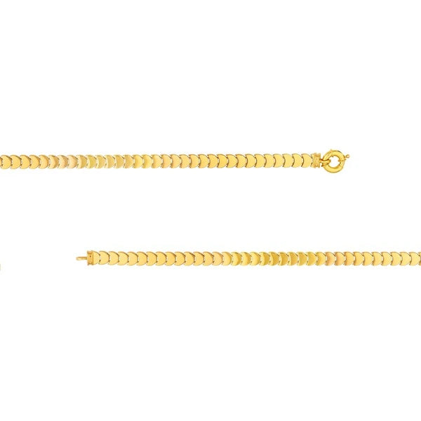Crescent Link Bracelet