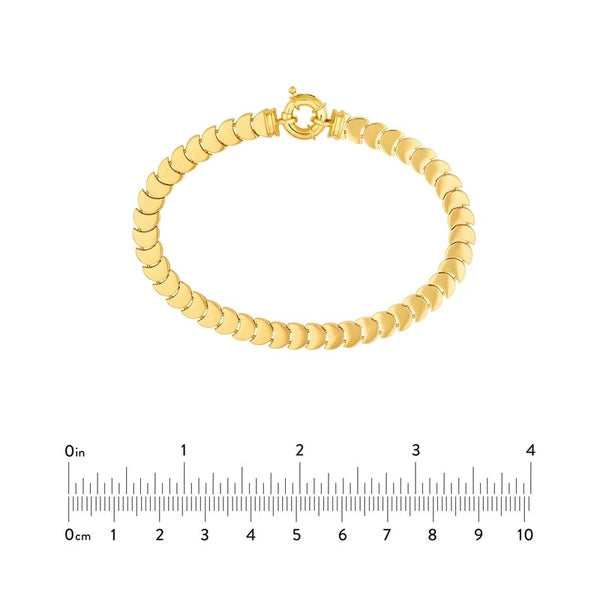 Crescent Link Bracelet