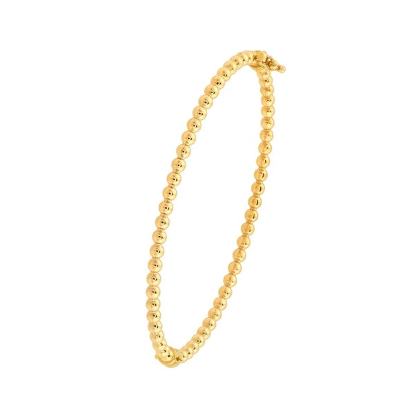 Polished Ball Bangle Bracelet