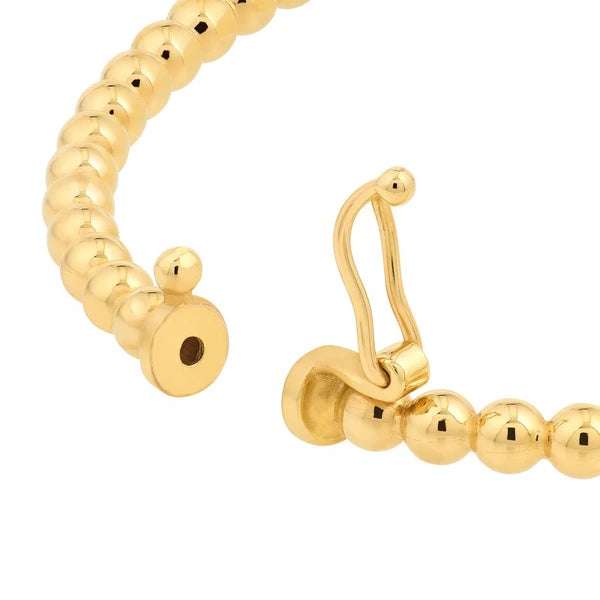 Polished Ball Bangle Bracelet