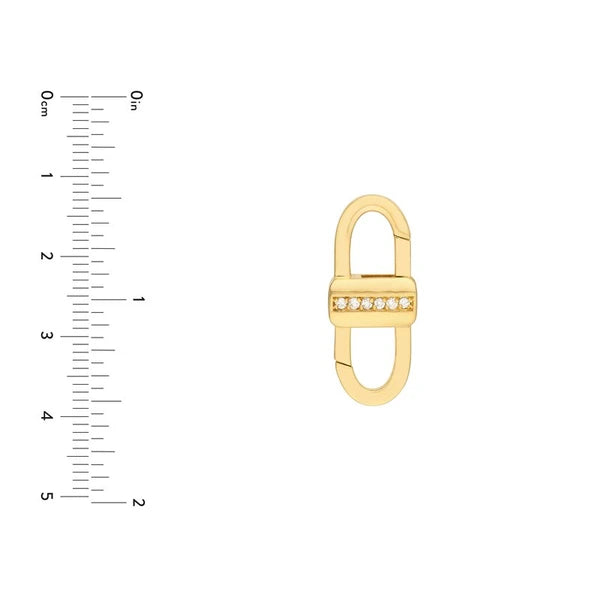 Diamond Double Sided Buckle Push Lock
