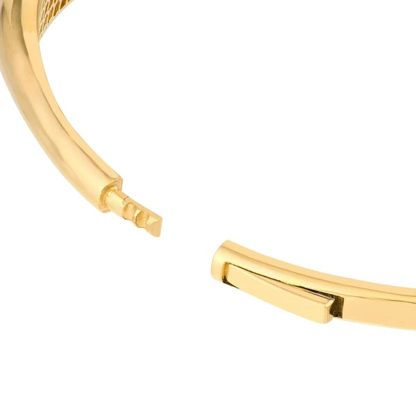 Bypass Polished Bangle Bracelet