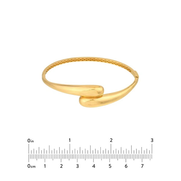 Bypass Polished Bangle Bracelet