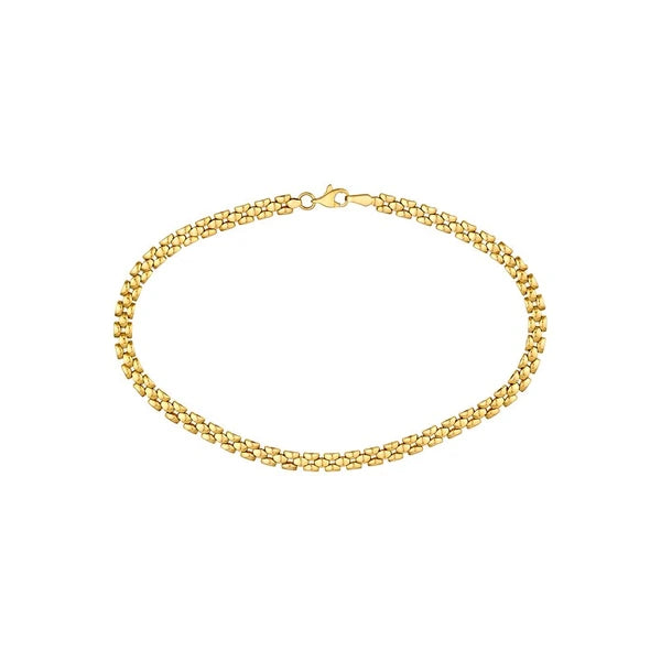 Polished 2+1 Square Link Chain