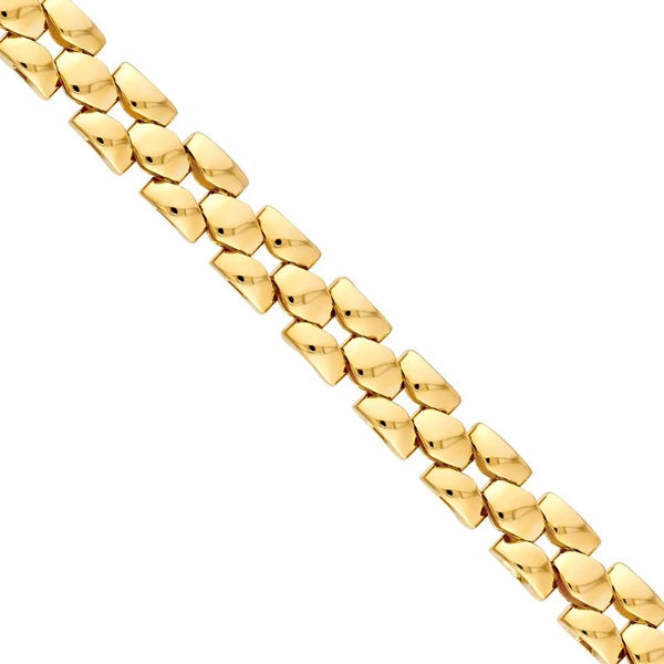 Polished 2+1 Square Link Chain