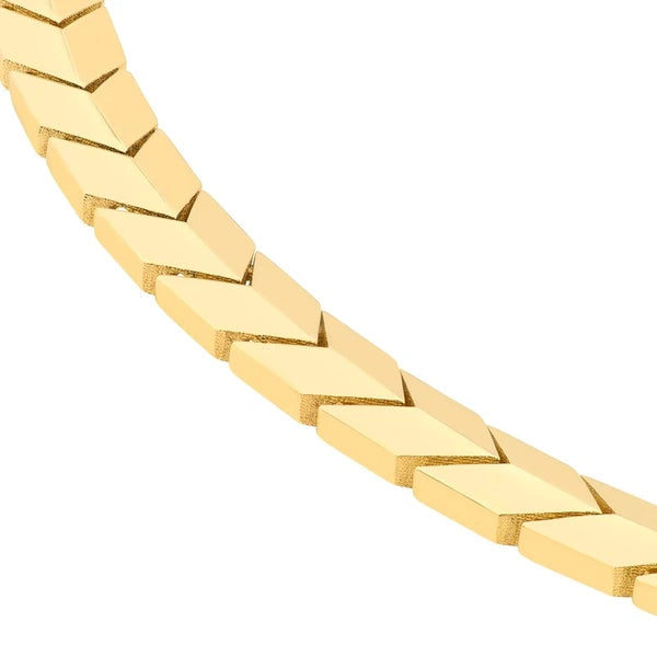 Polished Arrow Link Bracelet