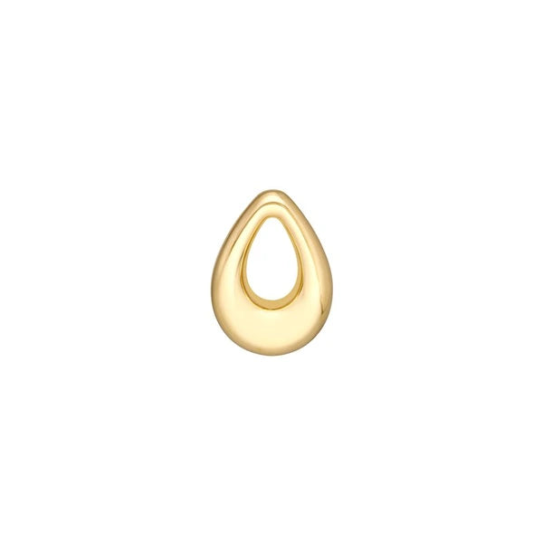 Open Teardrop Stud Earrings