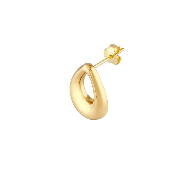 Open Teardrop Stud Earrings