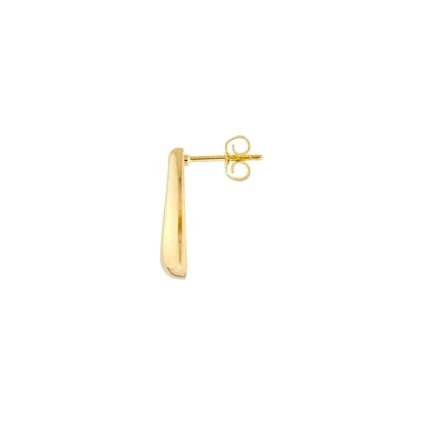 Open Teardrop Stud Earrings