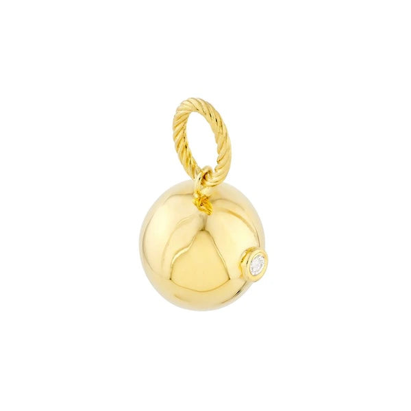 Diamond Circle Bead Charm