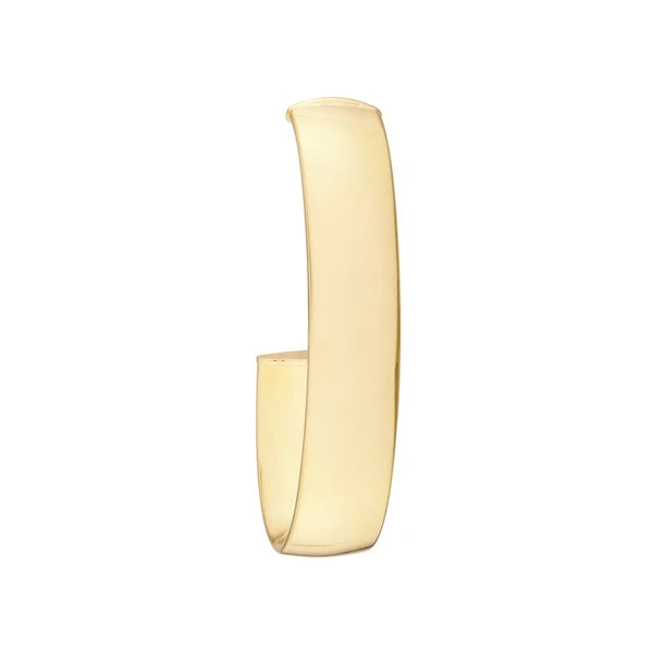 6mm Half Open Hoop Earrings