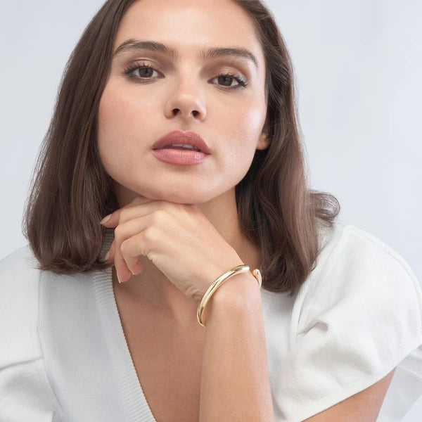 Open Polished Bangle Bracelet