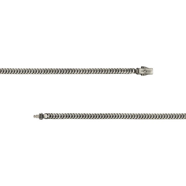 Sterling Silver 4.40mm Foxtail Chain Bracelet