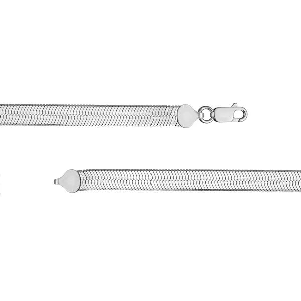 Sterling Silver D/C Herringbone Chain