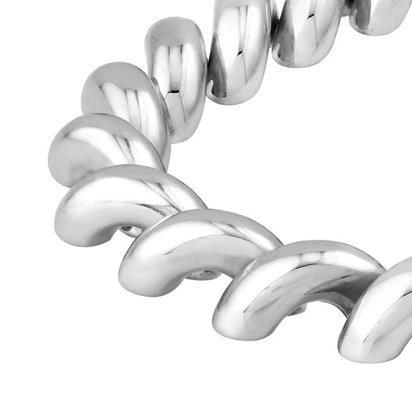 Sterling Silver San Marco Link Bracelet (9.7mm)