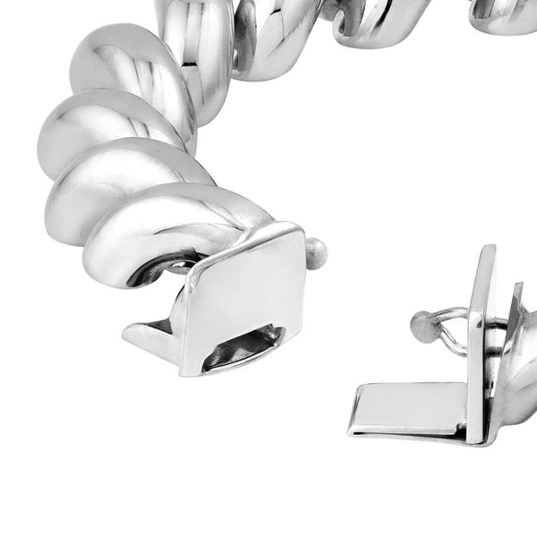 Sterling Silver San Marco Link Bracelet (9.7mm)