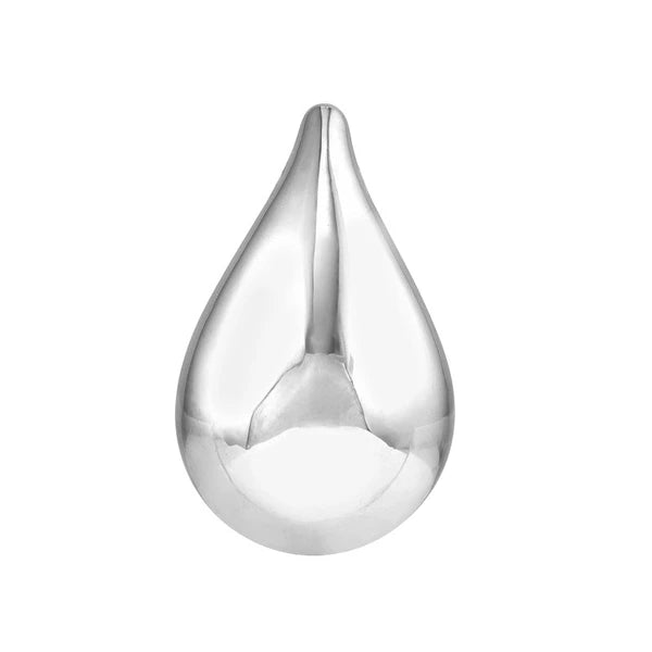 Sterling Silver Polished Teardrop Stud Earrings