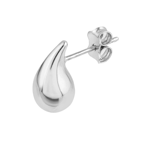 Sterling Silver Teardrop Stud Earrings