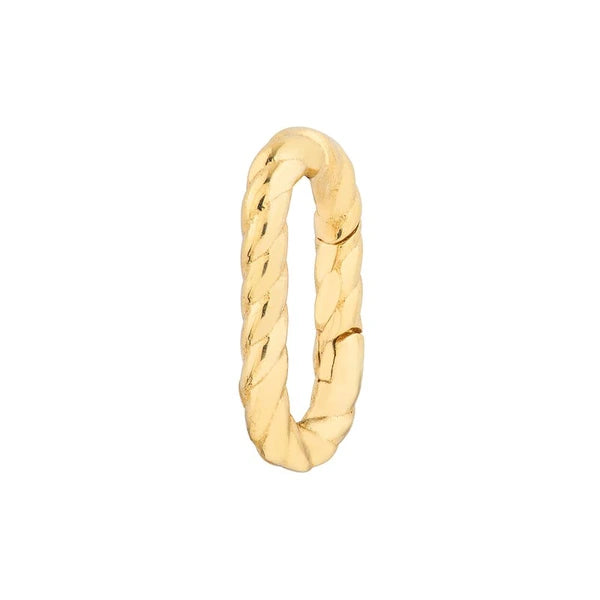 Oval Twist Link SN/Ap Lock